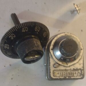 Vintage 1968 Sargent Combination Lock Dial and Mechanism